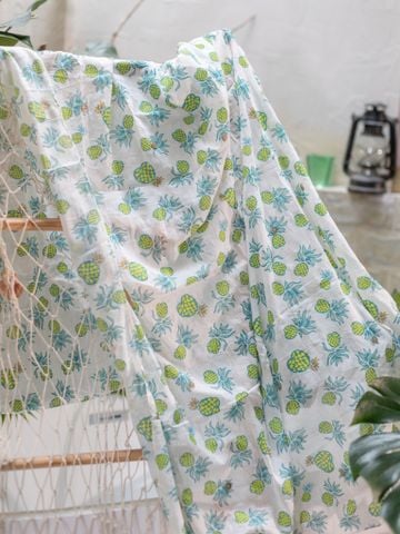 Khăn Choàng Cotton Cao Cấp Luna Llena 