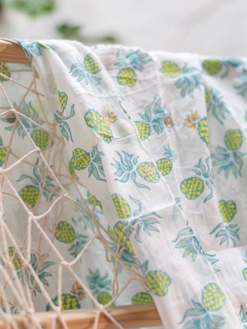  Khăn Choàng Cotton Cao Cấp Luna Llena 