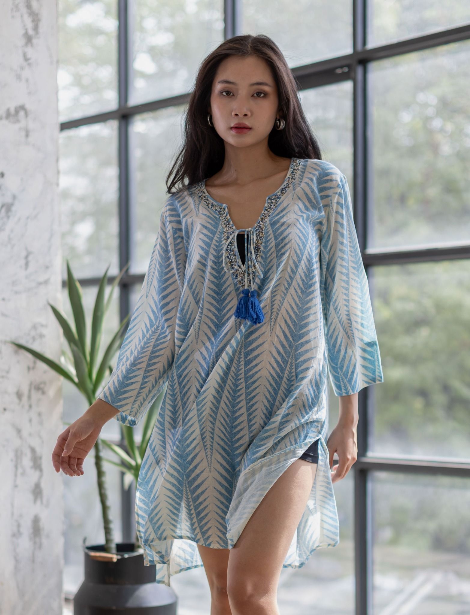 Đầm Kết Hạt Cotton Isla Bonita