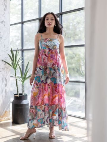  Maxi 2 Dây Cotton Isla Bonita 