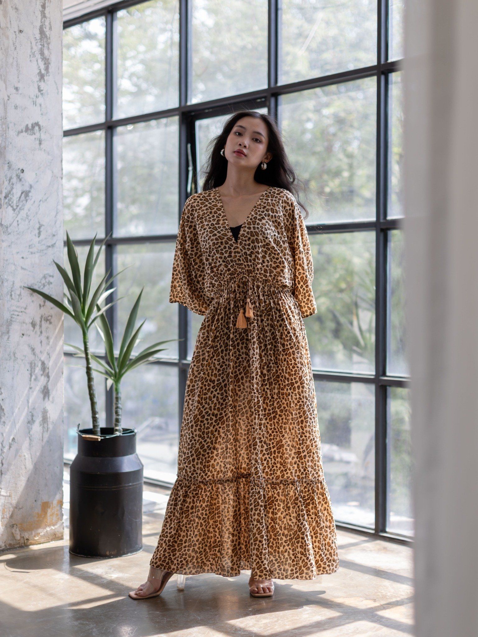 Đầm Boho Hoa Cotton Isla Bonita