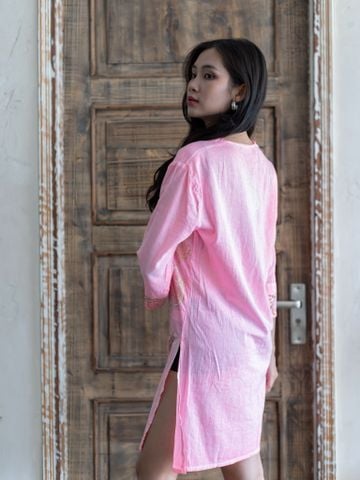 Đầm Thêu Kết Cườm Cotton Isla Bonita 