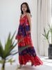 Maxi Đỏ Kết Hạt Cotton Isla Bonita