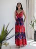Maxi Đỏ Kết Hạt Cotton Isla Bonita