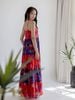 Maxi Đỏ Kết Hạt Cotton Isla Bonita