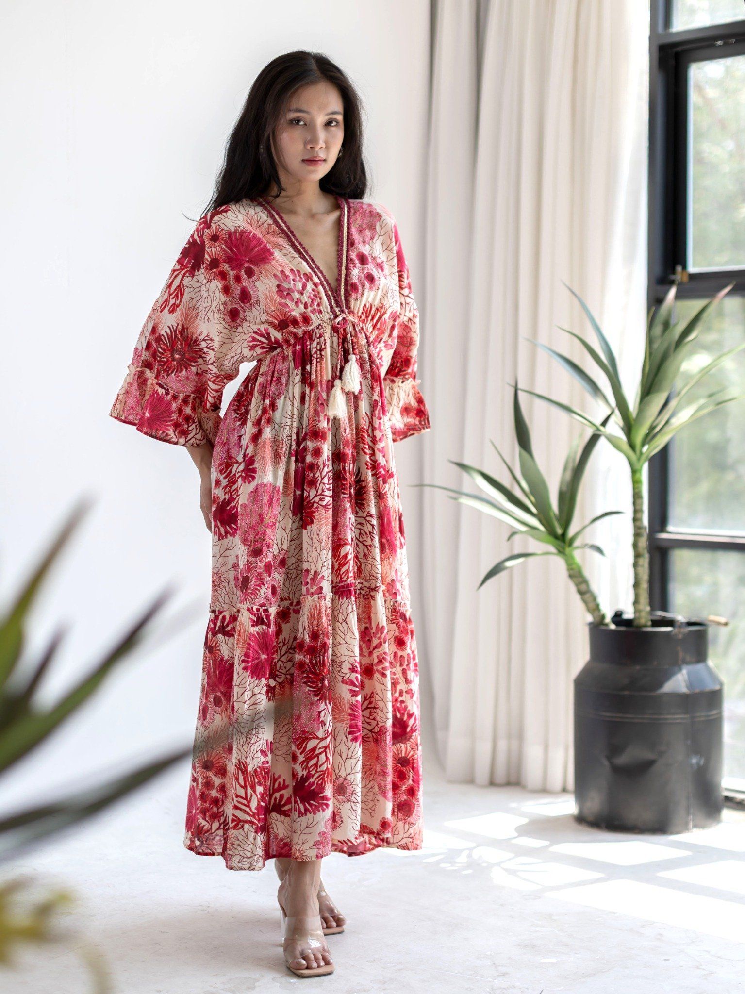 Maxi Hoa Cotton Isla Bonita