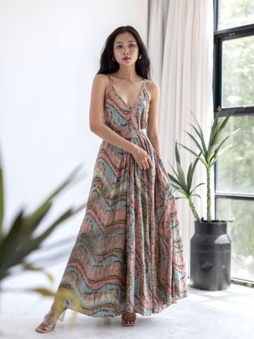  Maxi 2 Dây Vẽ Ánh Kim Isla Bonita 