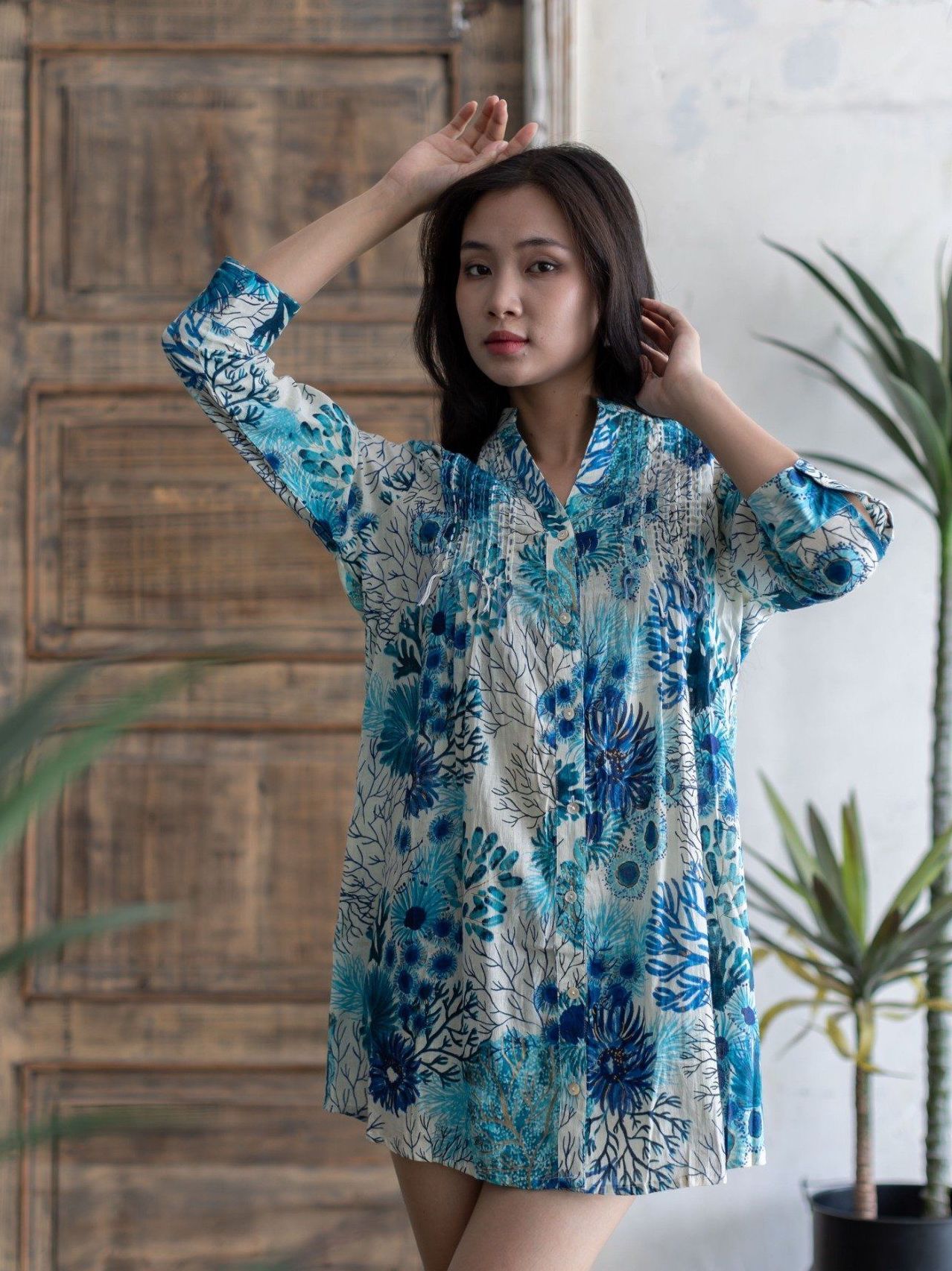 Đầm Hoa Cotton Isla Bonita