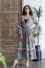 Maxi Hoa Kết Ánh Bạc Cotton Isla Bonita