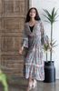 Maxi Hoa Kết Ánh Bạc Cotton Isla Bonita