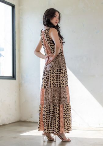  Maxi Họa Tiết Thổ Cẩm Cotton Isla Bonita 