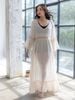Maxi Trắng Dài Tay Cotton Isla Bonita