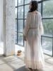 Maxi Trắng Dài Tay Cotton Isla Bonita