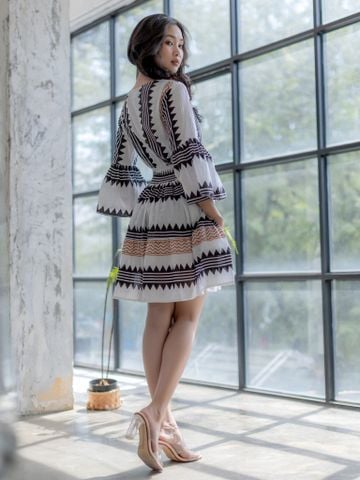  Đầm Boho Kết Cườm Cotton Isla Bonita 