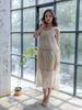 Maxi Trắng Cotton Isla Bonita