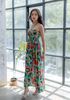 Maxi Hoa Cotton Cao Cấp Luna Llena
