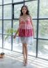 Đầm 2 Dây Thêu Kết Cườm Cotton Isla Bonita