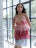 Đầm 2 Dây Thêu Kết Cườm Cotton Isla Bonita