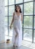 Maxi Trắng Phối Ren Cotton Cao Cấp