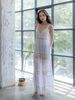 Maxi Trắng Phối Ren Cotton Cao Cấp