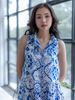 Đầm Sơ Mi Không Tay Kết Cườm Cotton Isla Bonita