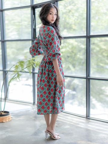  Đầm Midi Cotton Isla Bonita 
