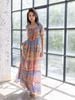 Maxi Trễ Vai Kết Cườm Cotton Isla Bonita