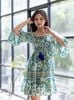 Đầm Boho Trễ Vai Kết Cườm Isla Bonita
