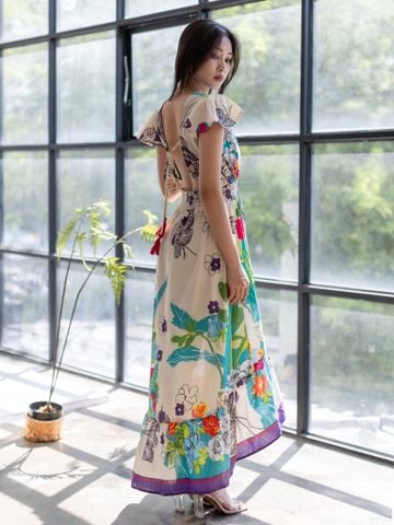  Maxi Đuôi Cá Hở Lưng Cotton Isla Bonita 