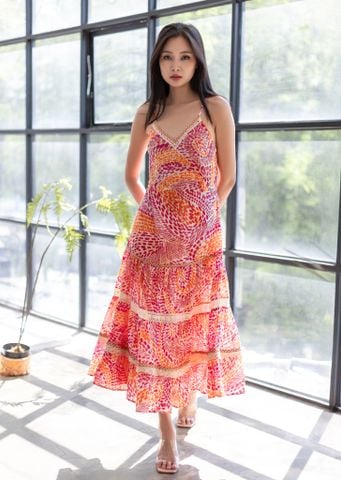  Maxi 2 Dây Kết Hạt Ánh Kim Cotton Isla Bonita 