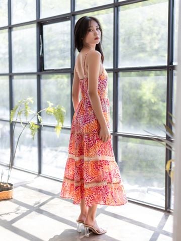  Maxi 2 Dây Kết Hạt Ánh Kim Cotton Isla Bonita 