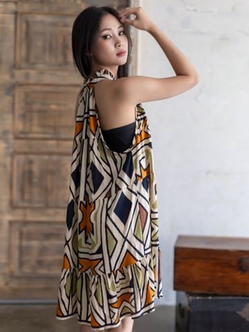  Đầm Cổ Yếm Cotton Isla Bonita 