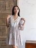 Đầm Boho Thêu Kết Cườm Cotton Isla Bonita