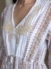 Đầm Boho Thêu Kết Cườm Cotton Isla Bonita