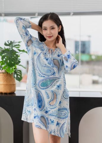  Đầm Kết Hạt Lấp Lánh Cotton Isla Bonita 