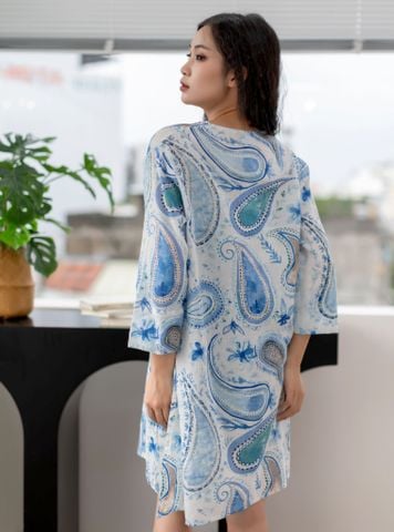  Đầm Kết Hạt Lấp Lánh Cotton Isla Bonita 