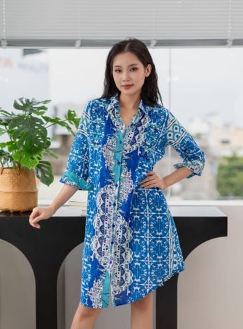  Đầm Sơ Mi Kết Cườm Isla Bonita 