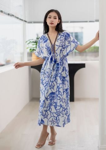  Maxi Kimno Kết Hạt Cotton Isla Bonita 