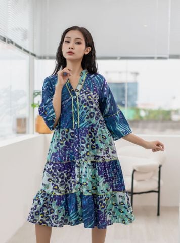  Đầm Kết Hạt Cotton  Isla Bonita 