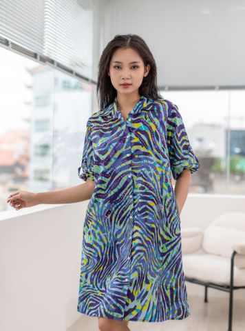  Đầm Sơmi Thêu Cotton Isla Bonita 