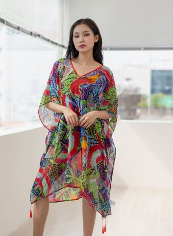  Đầm Thêu Kết Hạt Cotton Isla Bonita 