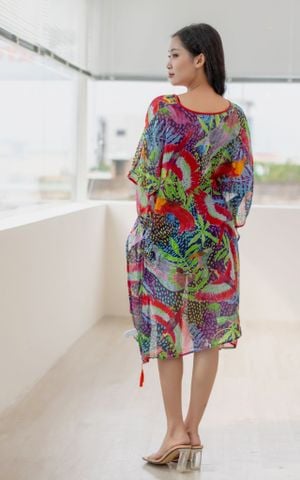  Đầm Thêu Kết Hạt Cotton Isla Bonita 