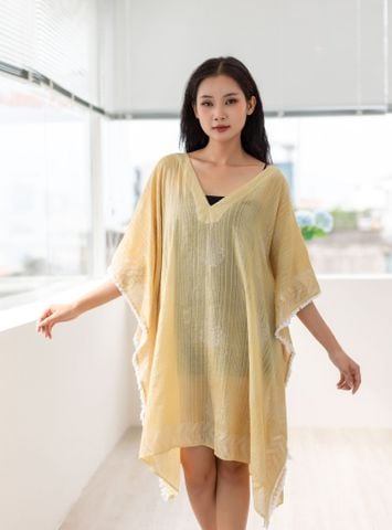  Đầm Cánh Dơi Ánh Kim Cotton Isla Bonita 