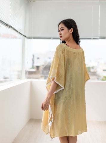  Đầm Cánh Dơi Ánh Kim Cotton Isla Bonita 