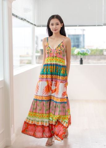  Maxi Kết Cườm Cotton Cao cấp Isla Bonita 