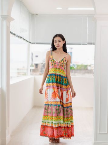  Maxi Kết Cườm Cotton Cao cấp Isla Bonita 