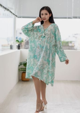  Đầm Boho Ánh Kim Cotton Isla Bonita 