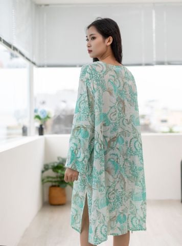  Đầm Boho Ánh Kim Cotton Isla Bonita 