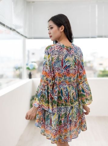  Đầm Boho Kết Hạt Cototn Isla Bonita 