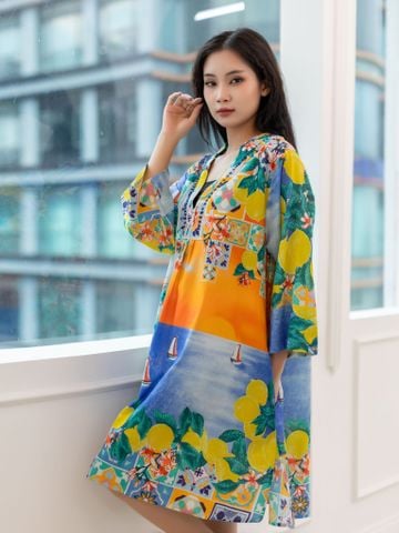  Đầm Boho Thêu Isla Bonita 